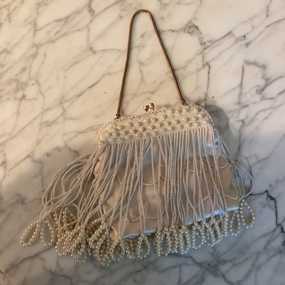 Antique hand beaded purse - Picture 4 of 4